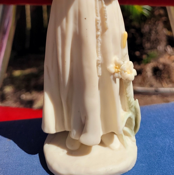 Vintage 80's Florence original Giuseppe Armani girl sculpture first communion - Picture 2 of 16
